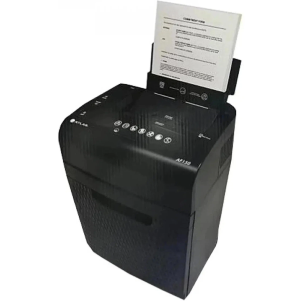 Atlas AF150 Paper Shredder: shreds up to 10 sheets or up to 150 sheets automatically - Image 3