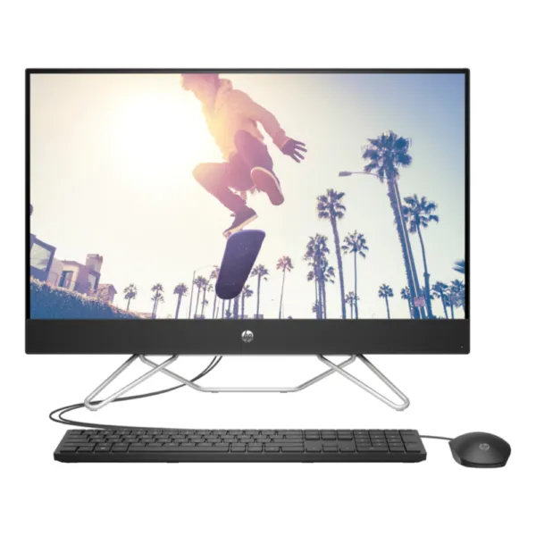 HP AIO 27-CB1156NH All-in-One, Intel Core i7-1255U, 12th Gen, 8GB RAM, 512GB SSD, Dos 27" NON TOUCH Black All-in-One Computer