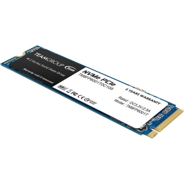 Team Group MP33 M.2 2280 1TB PCIe 3.0 x4 with NVMe 1.3 3D NAND Internal Solid State Drive (SSD) - Image 2