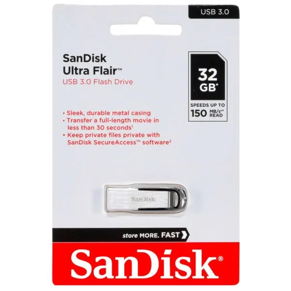 Sandisk Ultra Flair 32GB USB 3.0 Flash Disk Drive