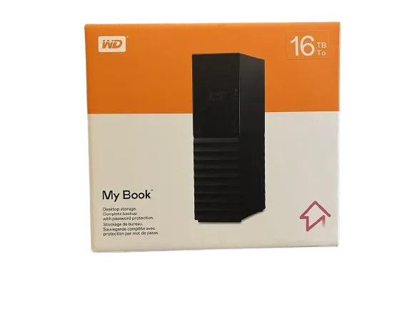 WD 16TB My Book Desktop USB 3.0 External Hard Drive