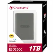 1TB Transcend ESD360C Portable SSD USB Type-A/Type-C Gray