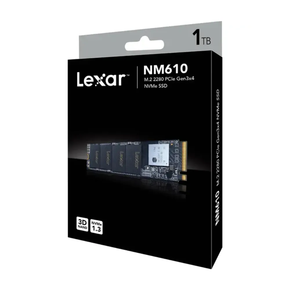 Lexar (1000GB SSD) 1TB SSD LNM610-500RB M.2 2280 NVMe Internal SSD