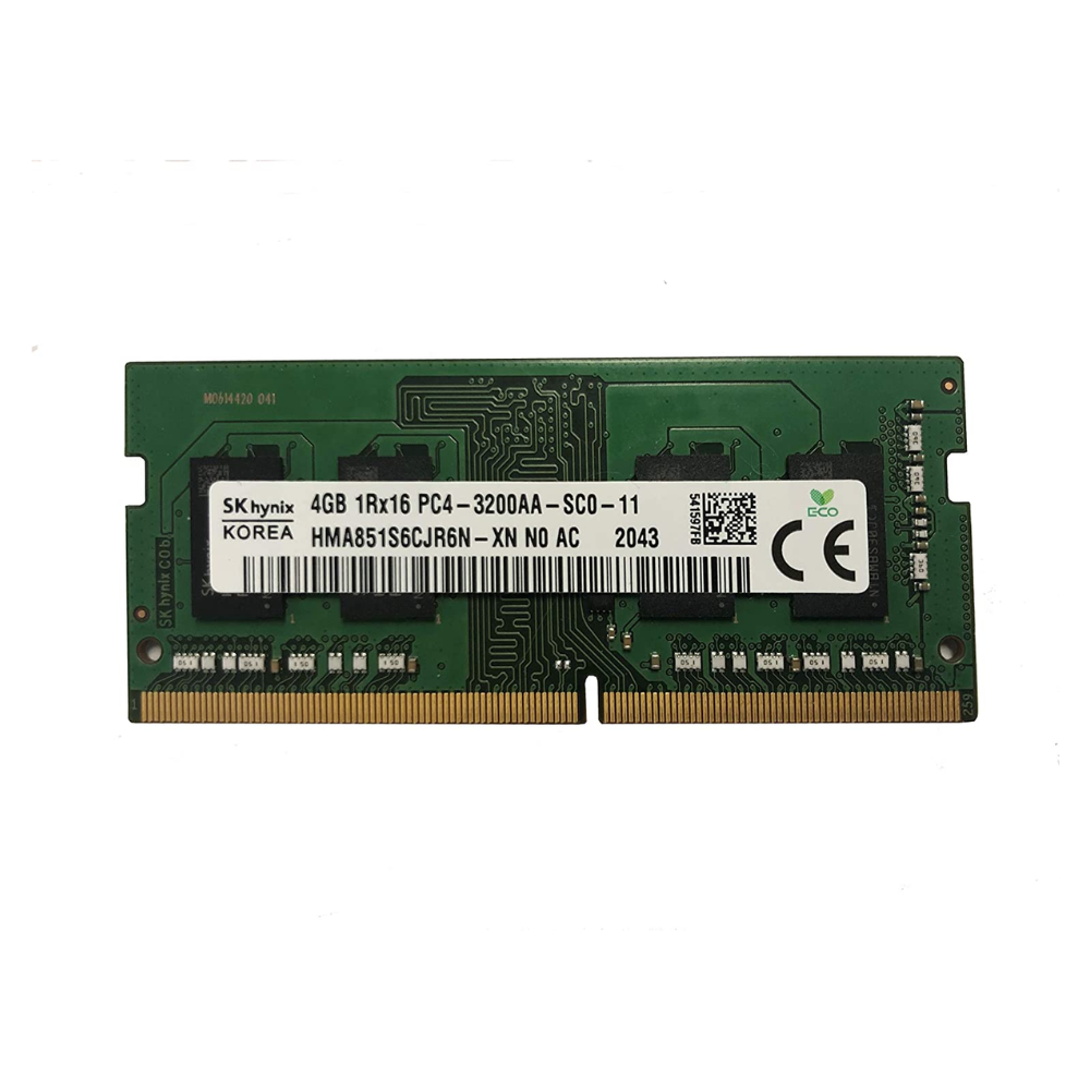 4GB DDR4 3200MHz PC4-25600 1.2V 1R x 16 SODIMM Laptop RAM Memory