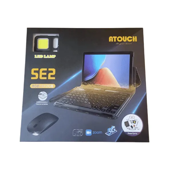 ATOUCH SE2 Pro Tablet 10.1 Inch Android Tablettle Ram 8GB Rom 512GB Tablet Computer With Keyboard