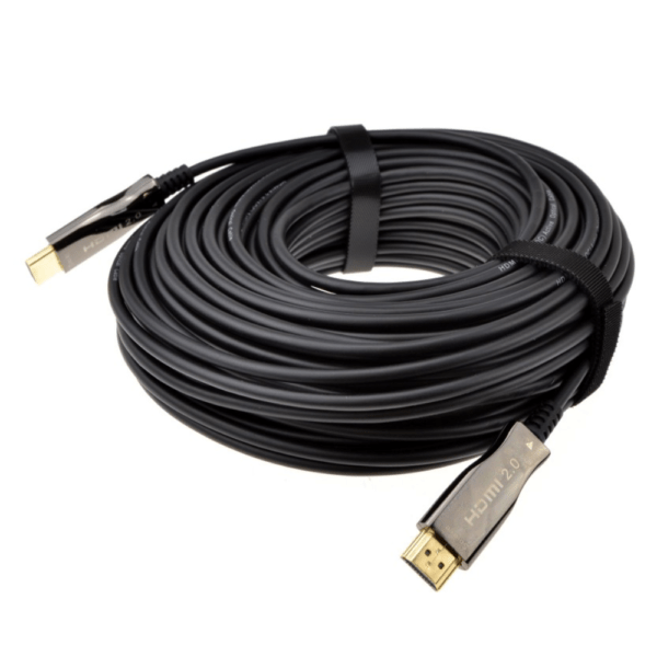 30 m Fiber Optic 4K@60 Hz HDMI 2.0 Active Optical Cable (AOC)