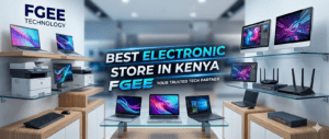 Best Electronic Store in Kenya, FGEE Technology Showroom Display