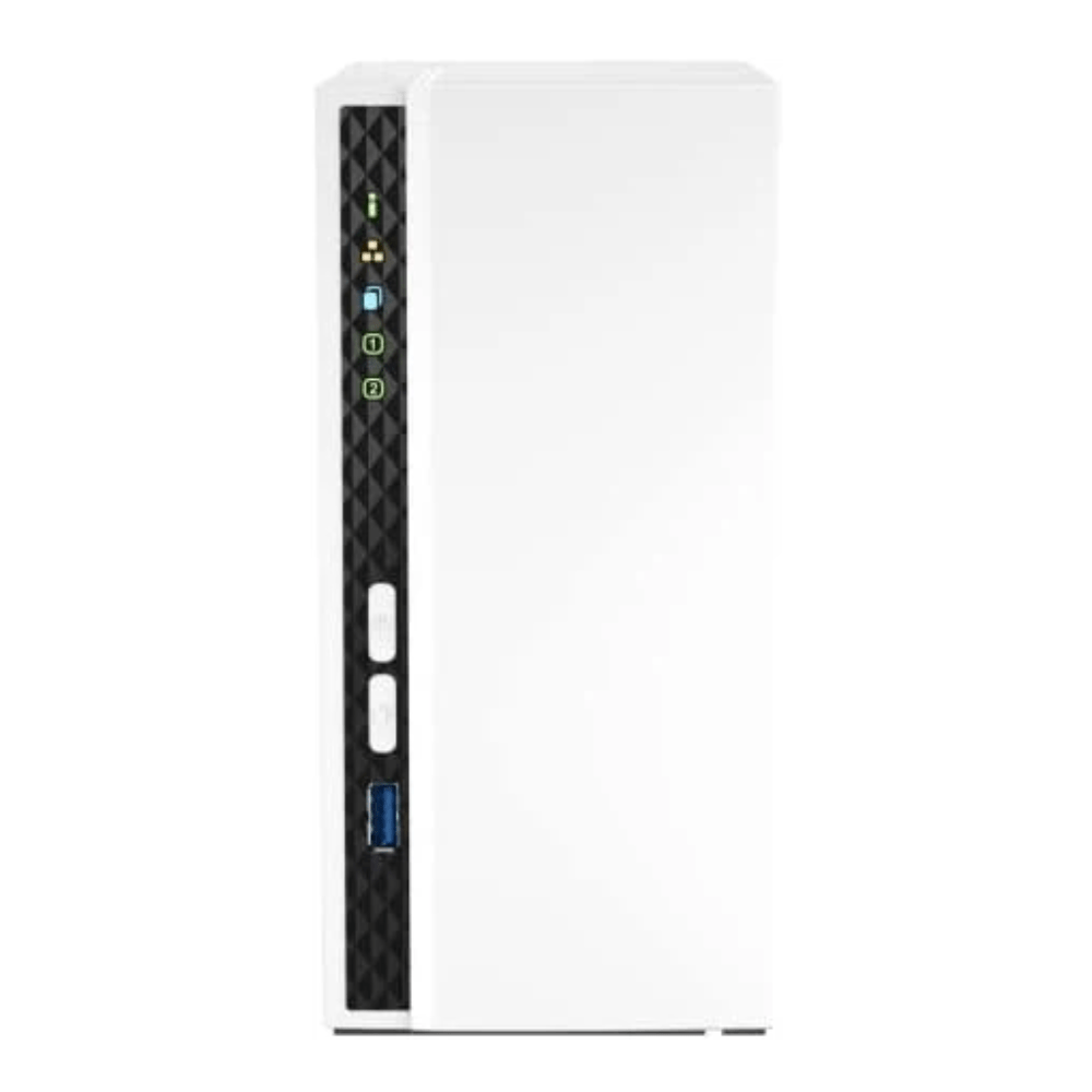 QNAP TS-233 2 Bay Affordable Desktop NAS with ARM Cortex-A55 Quad-core Processor and 2 GB DDR4 RAM - Image 2